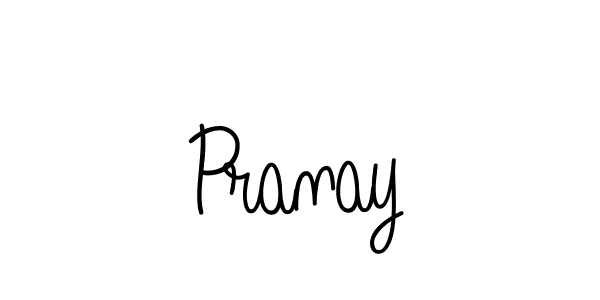 How to make Pranay signature? Angelique-Rose-font-FFP is a professional autograph style. Create handwritten signature for Pranay name. Pranay signature style 5 images and pictures png