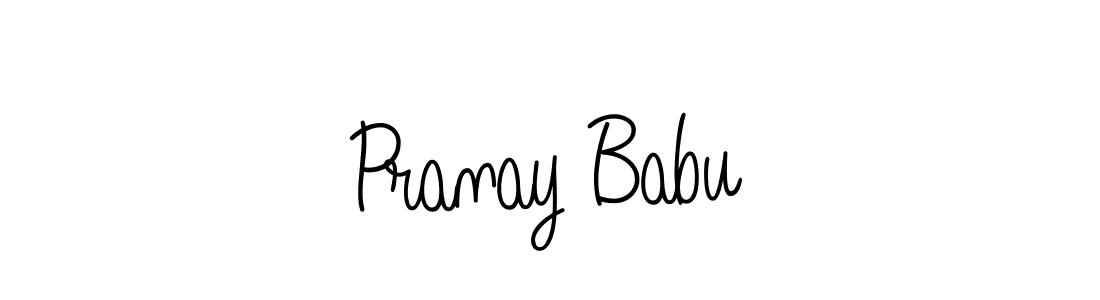Create a beautiful signature design for name Pranay Babu. With this signature (Angelique-Rose-font-FFP) fonts, you can make a handwritten signature for free. Pranay Babu signature style 5 images and pictures png