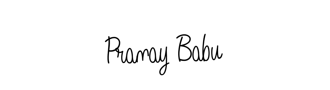 Also we have Pranay Babu name is the best signature style. Create professional handwritten signature collection using Angelique-Rose-font-FFP autograph style. Pranay Babu signature style 5 images and pictures png