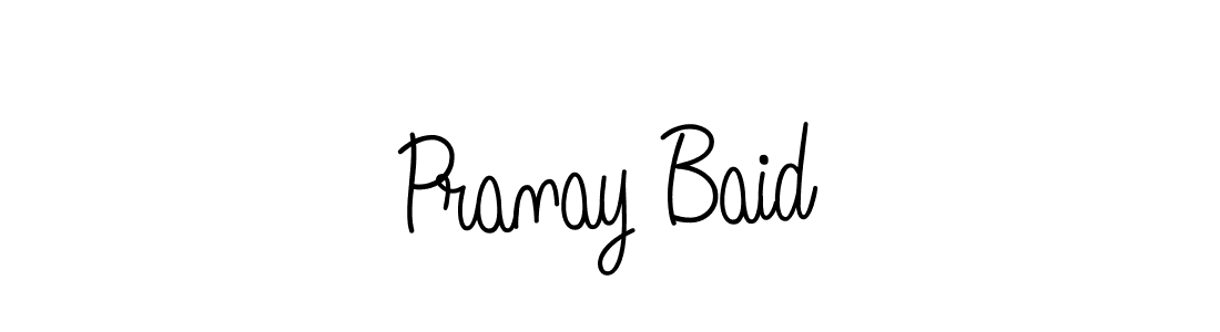 How to make Pranay Baid signature? Angelique-Rose-font-FFP is a professional autograph style. Create handwritten signature for Pranay Baid name. Pranay Baid signature style 5 images and pictures png