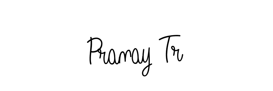 How to Draw Pranay Tr signature style? Angelique-Rose-font-FFP is a latest design signature styles for name Pranay Tr. Pranay Tr signature style 5 images and pictures png