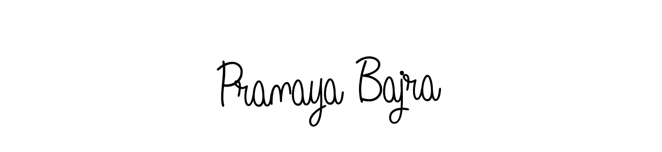 Also we have Pranaya Bajra name is the best signature style. Create professional handwritten signature collection using Angelique-Rose-font-FFP autograph style. Pranaya Bajra signature style 5 images and pictures png