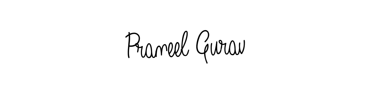 How to Draw Praneel Gurav signature style? Angelique-Rose-font-FFP is a latest design signature styles for name Praneel Gurav. Praneel Gurav signature style 5 images and pictures png