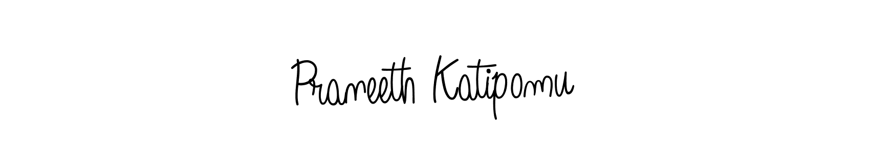 Make a beautiful signature design for name Praneeth Katipomu. Use this online signature maker to create a handwritten signature for free. Praneeth Katipomu signature style 5 images and pictures png