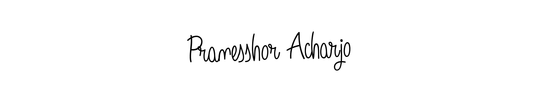 It looks lik you need a new signature style for name Pranesshor Acharjo. Design unique handwritten (Angelique-Rose-font-FFP) signature with our free signature maker in just a few clicks. Pranesshor Acharjo signature style 5 images and pictures png