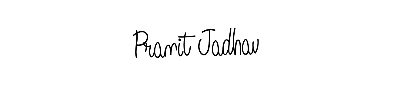 How to Draw Pranit Jadhav signature style? Angelique-Rose-font-FFP is a latest design signature styles for name Pranit Jadhav. Pranit Jadhav signature style 5 images and pictures png