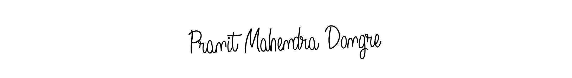 Use a signature maker to create a handwritten signature online. With this signature software, you can design (Angelique-Rose-font-FFP) your own signature for name Pranit Mahendra Dongre. Pranit Mahendra Dongre signature style 5 images and pictures png