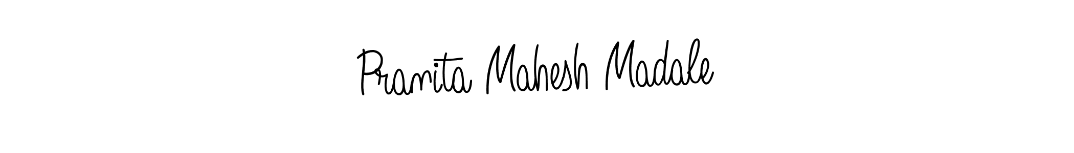 Also we have Pranita Mahesh Madale name is the best signature style. Create professional handwritten signature collection using Angelique-Rose-font-FFP autograph style. Pranita Mahesh Madale signature style 5 images and pictures png