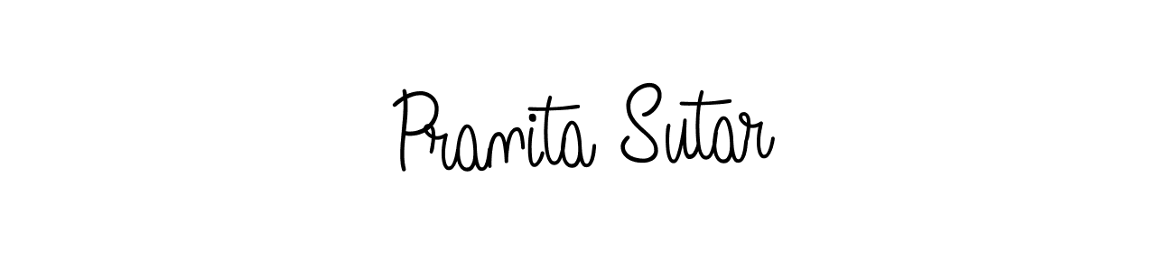 Also we have Pranita Sutar name is the best signature style. Create professional handwritten signature collection using Angelique-Rose-font-FFP autograph style. Pranita Sutar signature style 5 images and pictures png