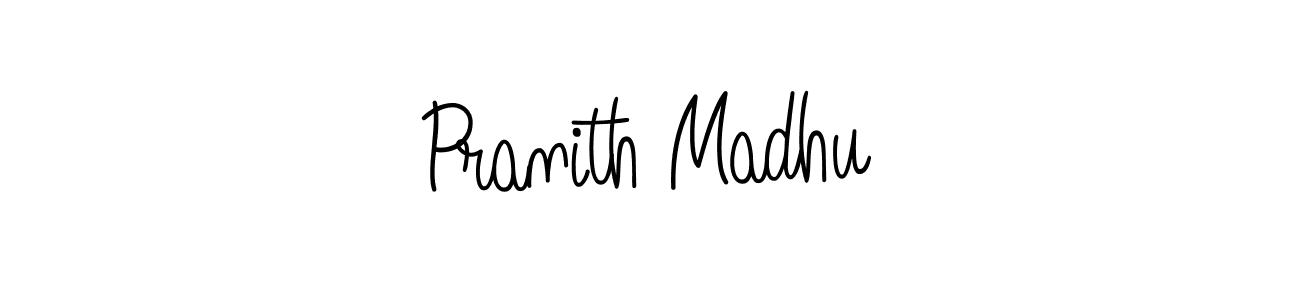 Best and Professional Signature Style for Pranith Madhu. Angelique-Rose-font-FFP Best Signature Style Collection. Pranith Madhu signature style 5 images and pictures png