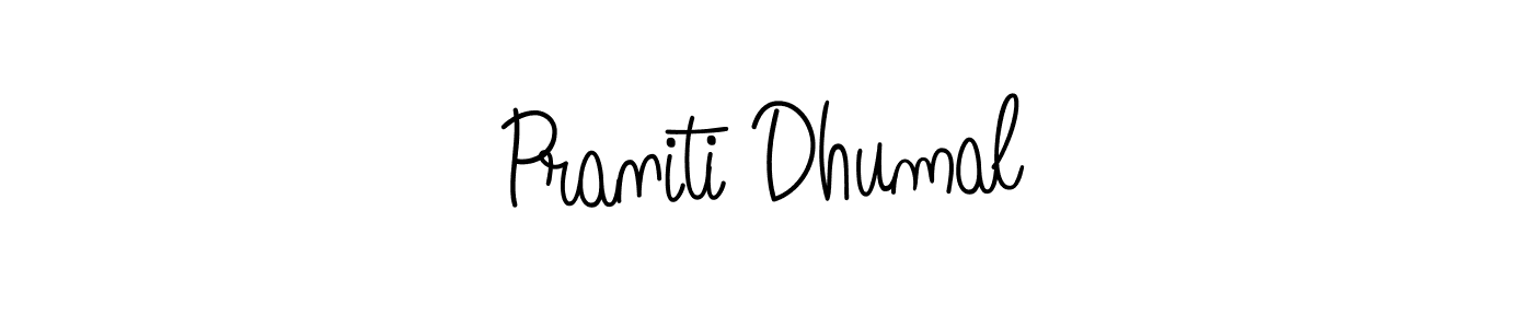 How to make Praniti Dhumal signature? Angelique-Rose-font-FFP is a professional autograph style. Create handwritten signature for Praniti Dhumal name. Praniti Dhumal signature style 5 images and pictures png