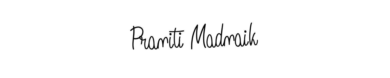 Create a beautiful signature design for name Praniti Madnaik. With this signature (Angelique-Rose-font-FFP) fonts, you can make a handwritten signature for free. Praniti Madnaik signature style 5 images and pictures png