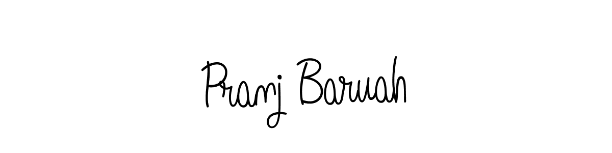 Make a beautiful signature design for name Pranj Baruah. Use this online signature maker to create a handwritten signature for free. Pranj Baruah signature style 5 images and pictures png