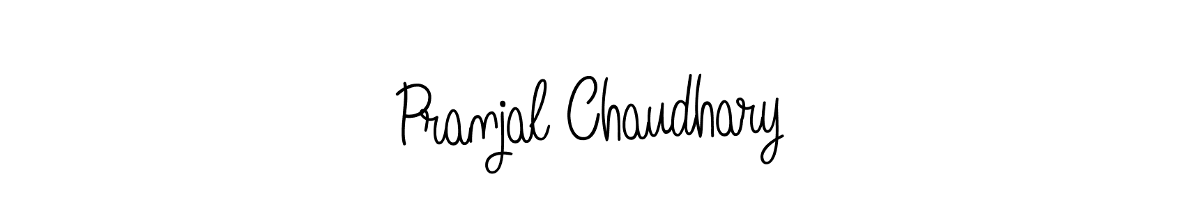 Design your own signature with our free online signature maker. With this signature software, you can create a handwritten (Angelique-Rose-font-FFP) signature for name Pranjal Chaudhary. Pranjal Chaudhary signature style 5 images and pictures png