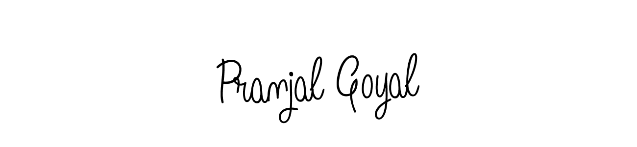 Pranjal Goyal stylish signature style. Best Handwritten Sign (Angelique-Rose-font-FFP) for my name. Handwritten Signature Collection Ideas for my name Pranjal Goyal. Pranjal Goyal signature style 5 images and pictures png
