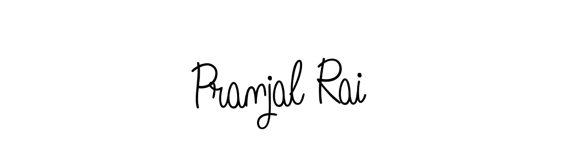 Design your own signature with our free online signature maker. With this signature software, you can create a handwritten (Angelique-Rose-font-FFP) signature for name Pranjal Rai. Pranjal Rai signature style 5 images and pictures png