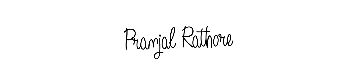 Create a beautiful signature design for name Pranjal Rathore. With this signature (Angelique-Rose-font-FFP) fonts, you can make a handwritten signature for free. Pranjal Rathore signature style 5 images and pictures png