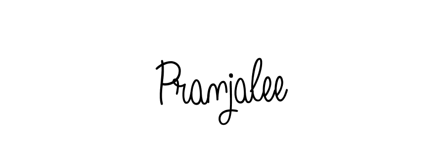 The best way (Angelique-Rose-font-FFP) to make a short signature is to pick only two or three words in your name. The name Pranjalee include a total of six letters. For converting this name. Pranjalee signature style 5 images and pictures png