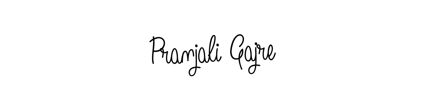 Also we have Pranjali Gajre name is the best signature style. Create professional handwritten signature collection using Angelique-Rose-font-FFP autograph style. Pranjali Gajre signature style 5 images and pictures png