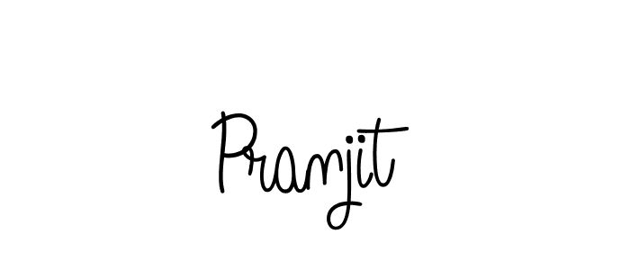 Create a beautiful signature design for name Pranjit. With this signature (Angelique-Rose-font-FFP) fonts, you can make a handwritten signature for free. Pranjit signature style 5 images and pictures png