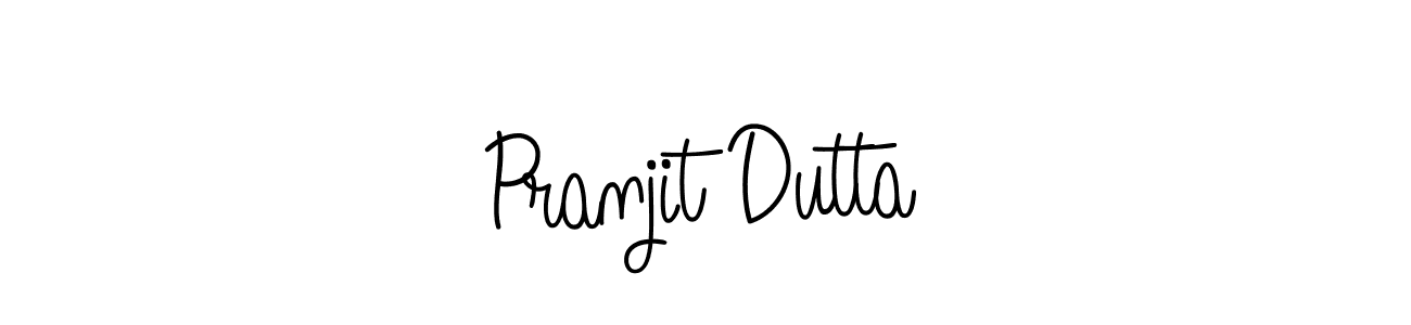 Also we have Pranjit Dutta name is the best signature style. Create professional handwritten signature collection using Angelique-Rose-font-FFP autograph style. Pranjit Dutta signature style 5 images and pictures png