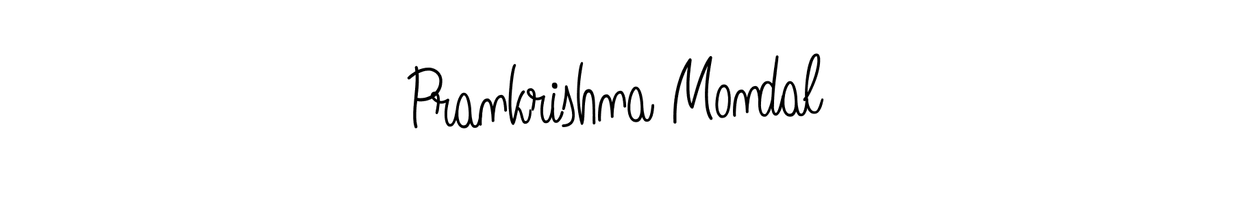 Also we have Prankrishna Mondal name is the best signature style. Create professional handwritten signature collection using Angelique-Rose-font-FFP autograph style. Prankrishna Mondal signature style 5 images and pictures png