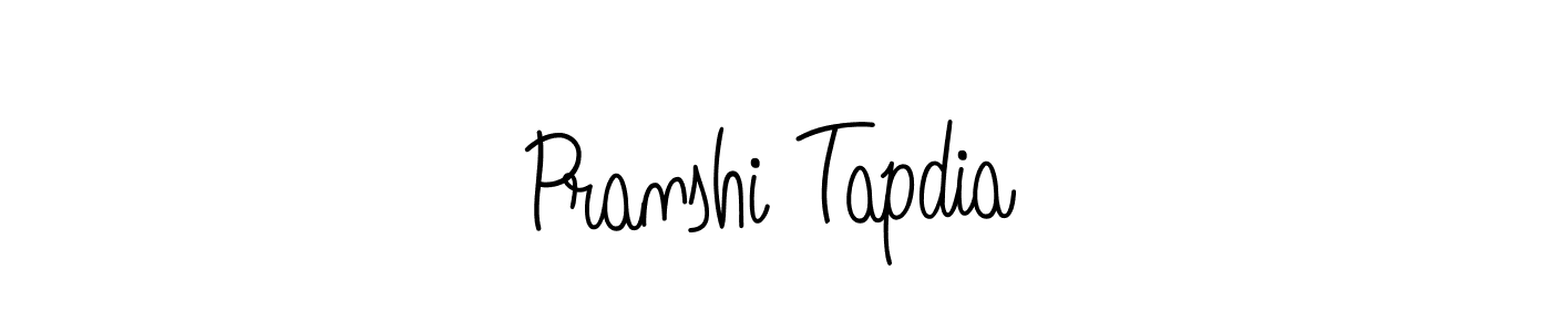 Here are the top 10 professional signature styles for the name Pranshi Tapdia. These are the best autograph styles you can use for your name. Pranshi Tapdia signature style 5 images and pictures png