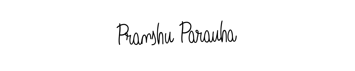 You can use this online signature creator to create a handwritten signature for the name Pranshu Parauha. This is the best online autograph maker. Pranshu Parauha signature style 5 images and pictures png