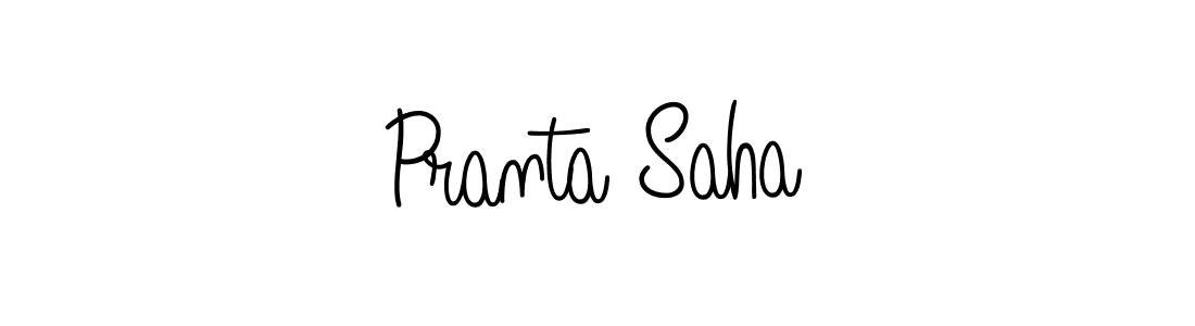 Best and Professional Signature Style for Pranta Saha. Angelique-Rose-font-FFP Best Signature Style Collection. Pranta Saha signature style 5 images and pictures png