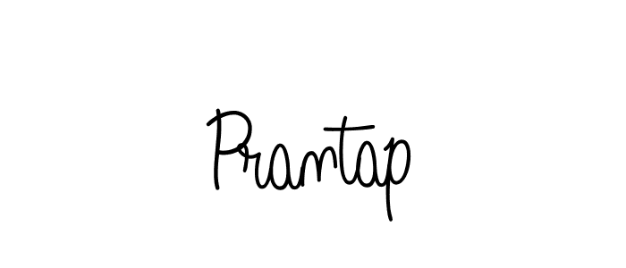 Design your own signature with our free online signature maker. With this signature software, you can create a handwritten (Angelique-Rose-font-FFP) signature for name Prantap. Prantap signature style 5 images and pictures png