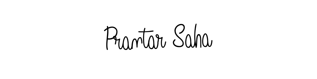 You should practise on your own different ways (Angelique-Rose-font-FFP) to write your name (Prantar Saha) in signature. don't let someone else do it for you. Prantar Saha signature style 5 images and pictures png