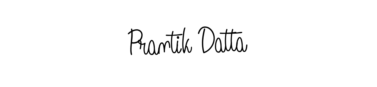 Design your own signature with our free online signature maker. With this signature software, you can create a handwritten (Angelique-Rose-font-FFP) signature for name Prantik Datta. Prantik Datta signature style 5 images and pictures png