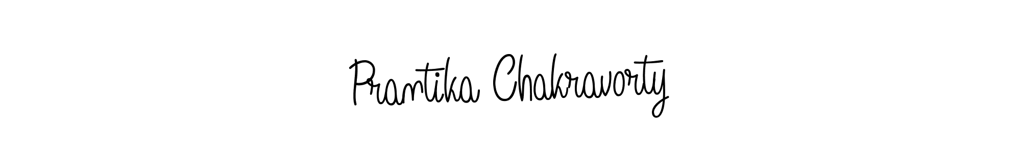 Make a beautiful signature design for name Prantika Chakravorty. With this signature (Angelique-Rose-font-FFP) style, you can create a handwritten signature for free. Prantika Chakravorty signature style 5 images and pictures png