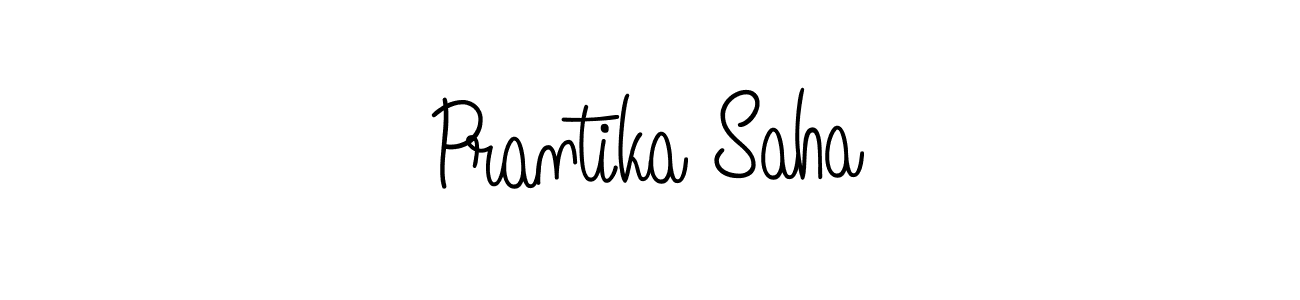 How to make Prantika Saha signature? Angelique-Rose-font-FFP is a professional autograph style. Create handwritten signature for Prantika Saha name. Prantika Saha signature style 5 images and pictures png