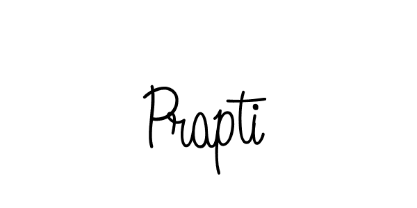 Prapti stylish signature style. Best Handwritten Sign (Angelique-Rose-font-FFP) for my name. Handwritten Signature Collection Ideas for my name Prapti. Prapti signature style 5 images and pictures png