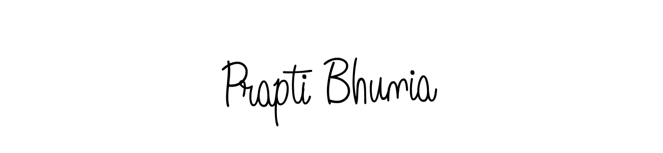 Make a short Prapti Bhunia signature style. Manage your documents anywhere anytime using Angelique-Rose-font-FFP. Create and add eSignatures, submit forms, share and send files easily. Prapti Bhunia signature style 5 images and pictures png