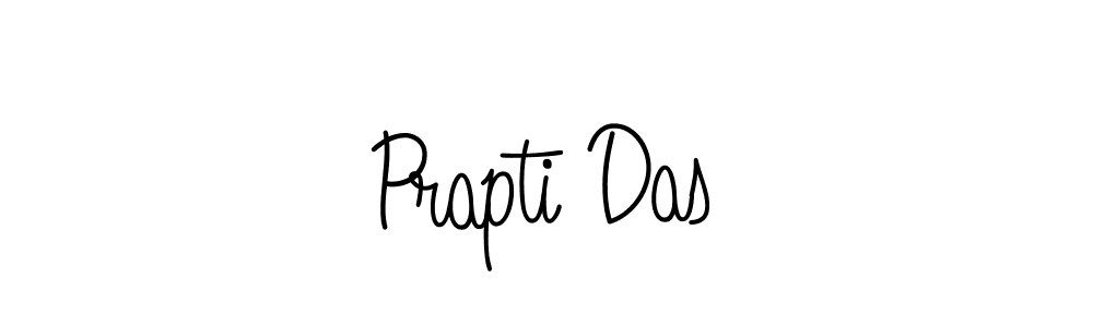 Prapti Das stylish signature style. Best Handwritten Sign (Angelique-Rose-font-FFP) for my name. Handwritten Signature Collection Ideas for my name Prapti Das. Prapti Das signature style 5 images and pictures png