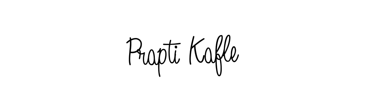 Make a beautiful signature design for name Prapti Kafle. With this signature (Angelique-Rose-font-FFP) style, you can create a handwritten signature for free. Prapti Kafle signature style 5 images and pictures png