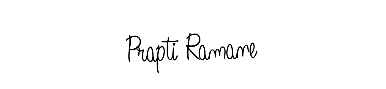 How to Draw Prapti Ramane signature style? Angelique-Rose-font-FFP is a latest design signature styles for name Prapti Ramane. Prapti Ramane signature style 5 images and pictures png