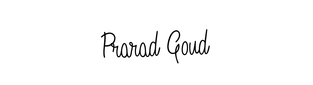 How to Draw Prarad Goud signature style? Angelique-Rose-font-FFP is a latest design signature styles for name Prarad Goud. Prarad Goud signature style 5 images and pictures png