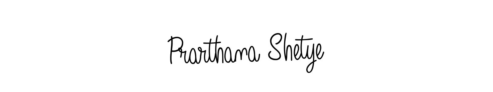Also we have Prarthana Shetye name is the best signature style. Create professional handwritten signature collection using Angelique-Rose-font-FFP autograph style. Prarthana Shetye signature style 5 images and pictures png