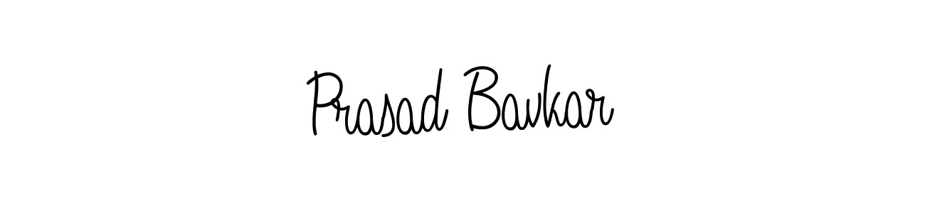 Design your own signature with our free online signature maker. With this signature software, you can create a handwritten (Angelique-Rose-font-FFP) signature for name Prasad Bavkar. Prasad Bavkar signature style 5 images and pictures png