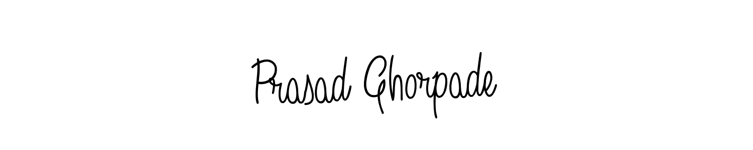 Also we have Prasad Ghorpade name is the best signature style. Create professional handwritten signature collection using Angelique-Rose-font-FFP autograph style. Prasad Ghorpade signature style 5 images and pictures png