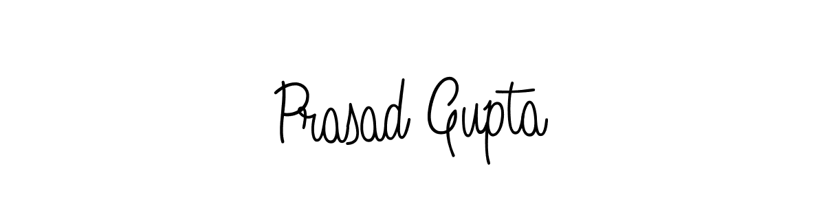 How to make Prasad Gupta name signature. Use Angelique-Rose-font-FFP style for creating short signs online. This is the latest handwritten sign. Prasad Gupta signature style 5 images and pictures png