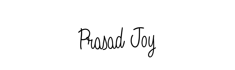 You should practise on your own different ways (Angelique-Rose-font-FFP) to write your name (Prasad Joy) in signature. don't let someone else do it for you. Prasad Joy signature style 5 images and pictures png