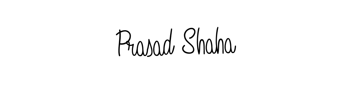 How to make Prasad Shaha signature? Angelique-Rose-font-FFP is a professional autograph style. Create handwritten signature for Prasad Shaha name. Prasad Shaha signature style 5 images and pictures png