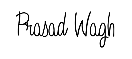 How to make Prasad Wagh name signature. Use Angelique-Rose-font-FFP style for creating short signs online. This is the latest handwritten sign. Prasad Wagh signature style 5 images and pictures png