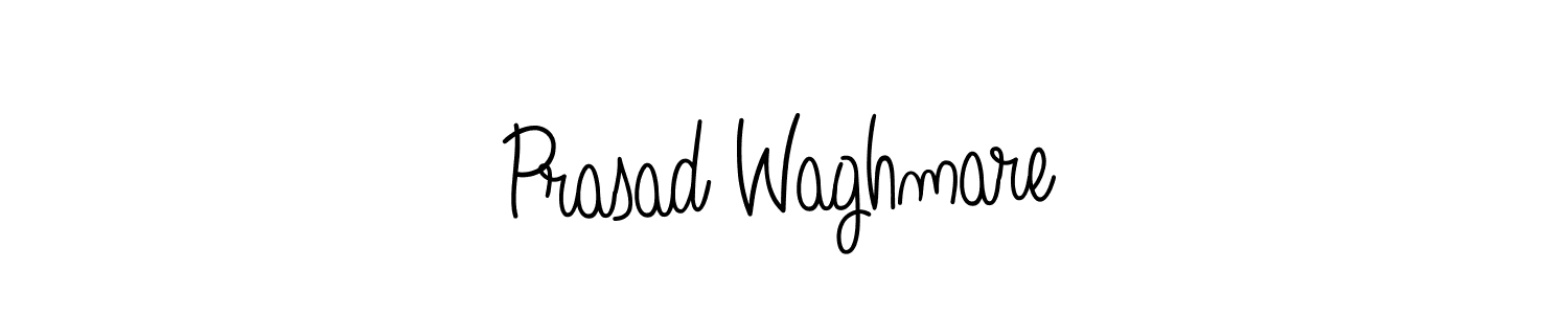 How to make Prasad Waghmare name signature. Use Angelique-Rose-font-FFP style for creating short signs online. This is the latest handwritten sign. Prasad Waghmare signature style 5 images and pictures png