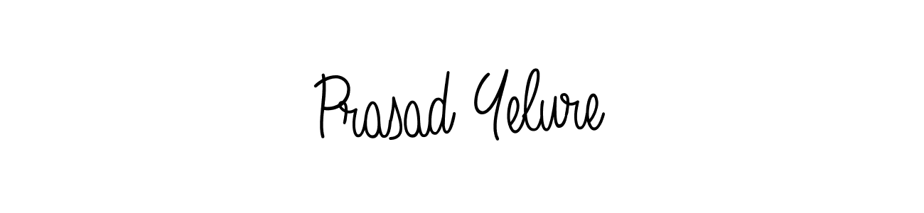 Create a beautiful signature design for name Prasad Yelure. With this signature (Angelique-Rose-font-FFP) fonts, you can make a handwritten signature for free. Prasad Yelure signature style 5 images and pictures png