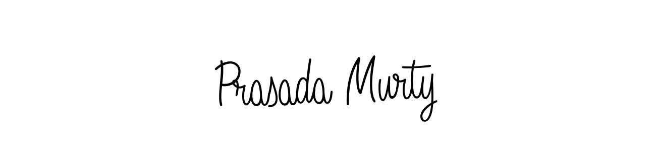 How to make Prasada Murty name signature. Use Angelique-Rose-font-FFP style for creating short signs online. This is the latest handwritten sign. Prasada Murty signature style 5 images and pictures png